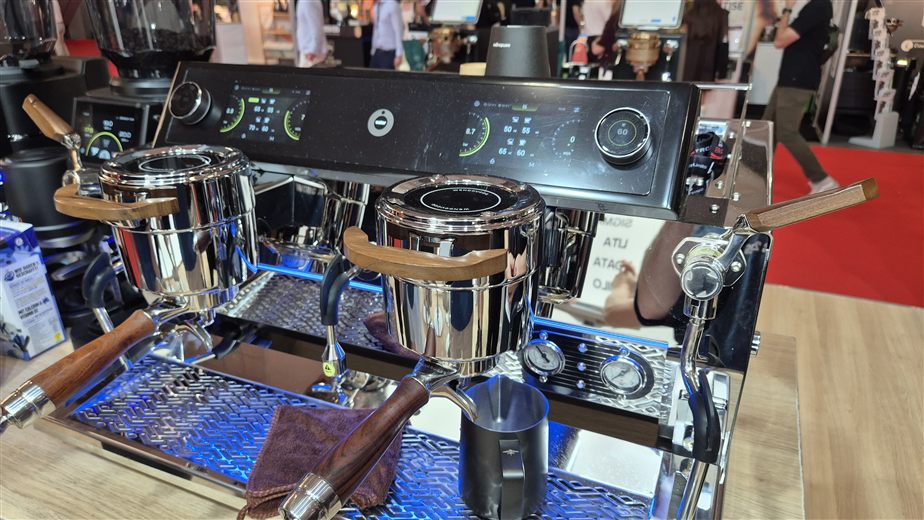 Machine espresso Wendougee en démonstration